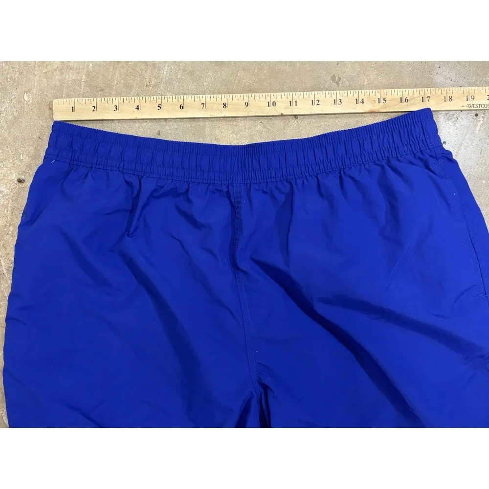 Vtg Polo Ralph Lauren Swim Trunks Bottoms Men's XXL 2XL Blue Pony Logo 34x5.5